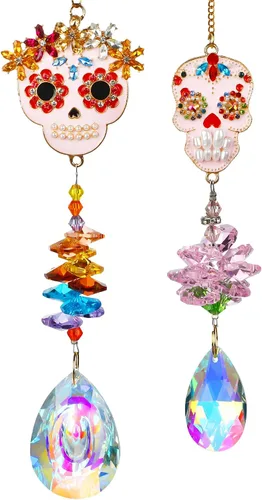 Miniatura 8 de H&D HYALINE & DORA Bola de Prisma de Cristal Transparente Creador de Arcoíris Prismas de Ventana Atrapasol, Paquete de 3