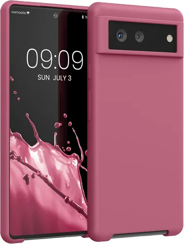 Miniatura 709 de kwmobile Funda Compatible con Google Pixel 6 Pro - Funda de teléfono de silicona TPU con acabado suave - Azul Arrecife