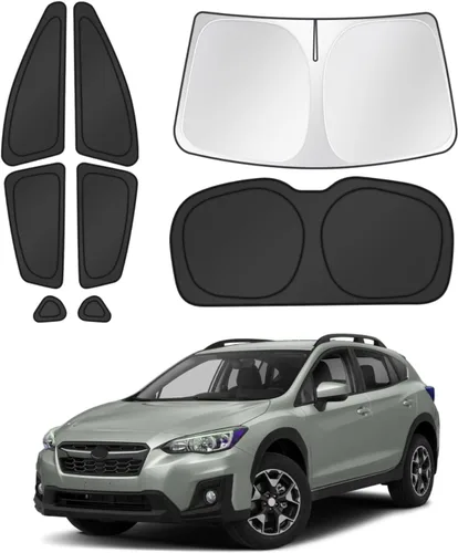 Miniatura 74 de T TGBROS Parasol para parabrisas para Honda Civic 2022-2025 2026, parasol grueso con bloqueo UV y opaca, para privacidad, plegables, 8 accesorios