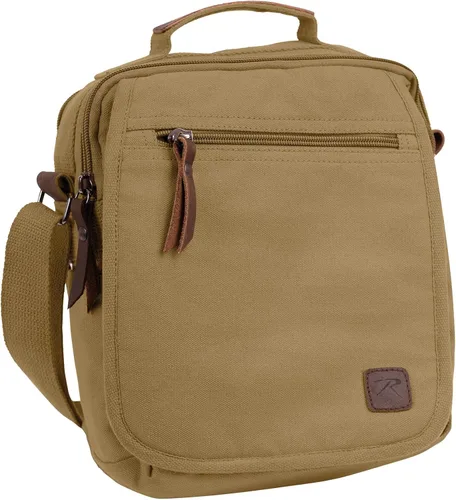Miniatura 9 de Rothco Bolsa de hombro para el trabajo diario – Bolsa cruzada de lona de algodón resistente – Ideal para el trabajo, viajes, viajes y mucho más