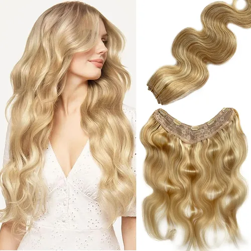 Miniatura 7 de Extensiones de cabello negro azabache, cabello humano con clip en forma de V, 14 pulgadas, añadiendo volumen y extensiones de cabello real liso