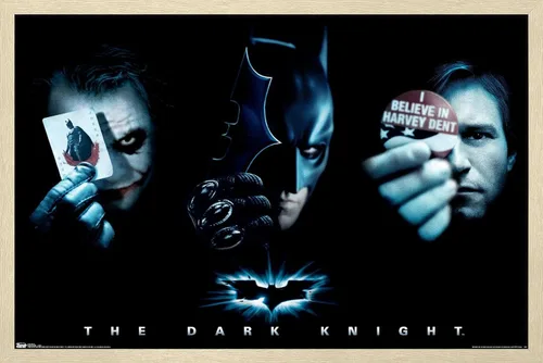 Miniatura 5 de Trends International Película de DC Comics – The Dark Knight – The Joker, Batman, Harvey Dent Póster de pared, 14.725 x 22.375 pulgadas, versión