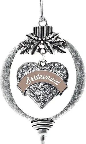 Miniatura 200 de Inspired Silver - Adorno con dije de hermana gemela - Adornos navideños de plata con circonitas cúbicas