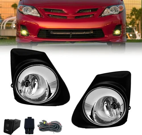 Miniatura 27 de Luces antiniebla LED y DRL para compatibles con Dodge Dakota 1997 1998 1999 2000/Dodge Durango 1998-2000, un par de luces antiniebla delanteras