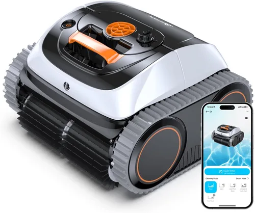 Miniatura 9 de (Actualización 2026) WINNY POOL CLEANER C1 para piscina enterrada y sobre el suelo, limpieza 4 en 1 de pared y línea de flotación de hasta 1,614