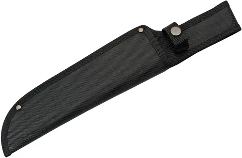 Miniatura 5 de SZCO Cuchillo Bowie de hoja completa de 15 pulgadas - Cuchillo negro de camping con mango D-Guard, hoja de acero inoxidable y vaina para caza
