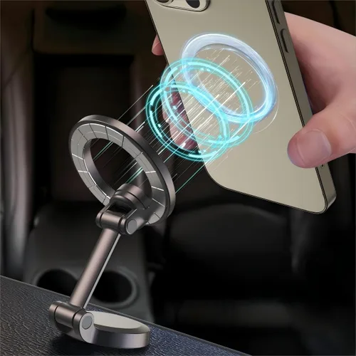 Miniatura 3 de Soporte magnético para automóvil MagSafe [rotación de 360° y 2800gf magnético], soporte magnético para teléfono para salpicadero