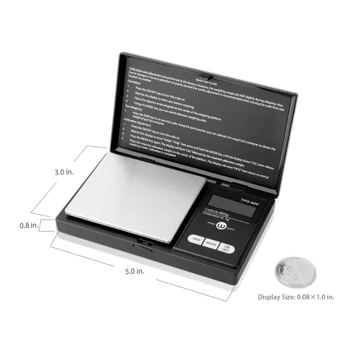 Miniatura 4 de Weigh Gram - Báscula de 600 g x 0,1 g, báscula de bolsillo, báscula digital para joyería, báscula de alimentos, báscula de cocina, báscula digital