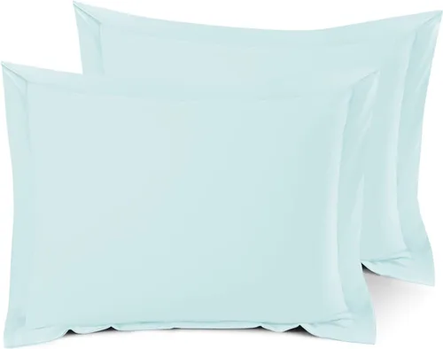 Miniatura 11 de Nestl Juego de 2 fundas tipo sham de almohada suaves - Fundas de almohada de microfibra de doble cepillado - Fundas de almohada de cama premium