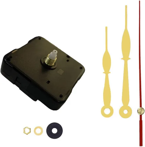 Miniatura 6 de Kit de motor de reloj de pared de cuarzo, piezas de reparación de movimiento silencioso, mecanismo de movimiento de bricolaje, accesorios