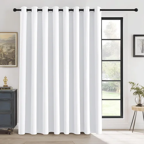 Miniatura 84 de RYB HOME - Cortinas opacas para patio - Cortinas con ojales sólidos, paneles de ventana grandes, eficiencia energética, cortinas de privacidad