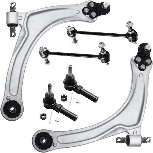 Miniatura 24 de Detroit Axle - Kit de extremo delantero para Chrysler 300 Dodge Charger Challenger 2011-2023, 2 brazos de control inferiores traseros 2 varillas