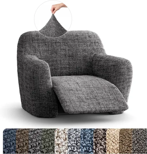Miniatura 12 de PAULATO BY GA.I.CO. Funda reclinable – Funda de ajuste suave – Protector elástico de muebles reclinables de 1 pieza – Tela estampada hipoalergénica