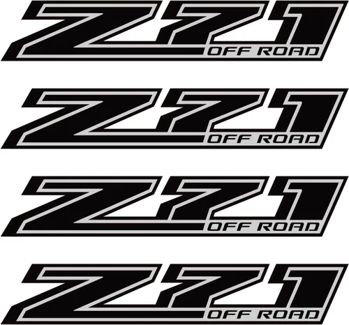 Miniatura 6 de Calcomanías todoterreno Z71 para camiones - 2014-2018 Adhesivos para costados (Z71 todoterreno 4 piezas)