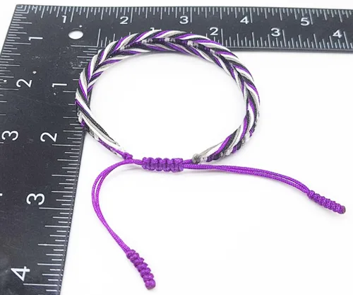 Miniatura 5 de LAMIBEE Pulsera tibetana con diseño de pansexualidad bisexual LGBT Proud Love Brazaletes de cuerda de amuleto y bohemio para mujeres y hombres