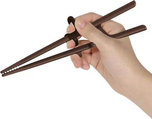 Miniatura 8 de Palillos de entrenamiento para zurdos - Ayudante para principiantes, entrenador cerebral, palillos de práctica fáciles - Fabricados en Corea