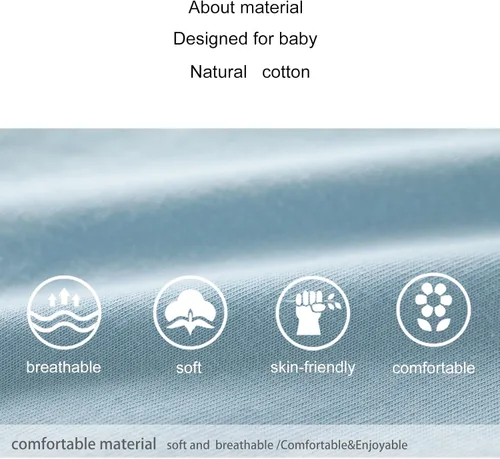 Miniatura 146 de pureborn Mameluco de algodón súper suave para bebés niños y niñas de 0 a 24 meses