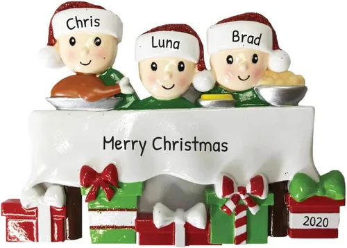Miniatura 7 de Adornos personalizados para parejas 2024 – Primera Navidad en nuestro primer hogar, regalos para parejas, adorno de Navidad para parejas, caja