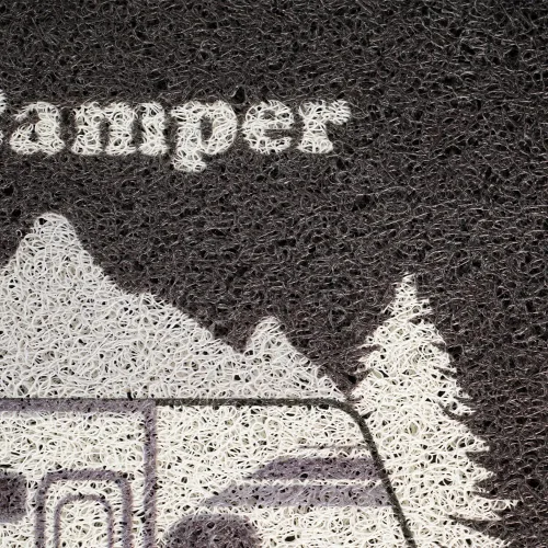 Miniatura 7 de Aucuda Happy Camper - Tapete para puertas interiores y exteriores, tapete de bienvenida para puerta delantera, caravana, 24 x 16 pulgadas, Vida Rv