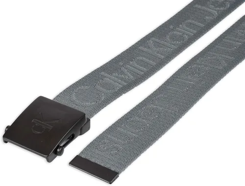 Miniatura 4 de Calvin Klein de los hombres ajustable Firma algodón belt-white