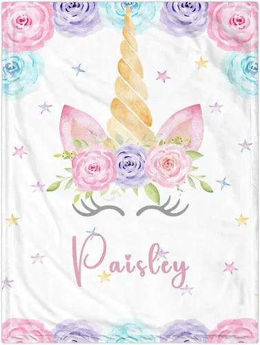 Miniatura 23 de Manta de bebé personalizada para niñas y niños, manta de bebé personalizada con nombre, mantas de regalo personalizadas súper suaves para niños