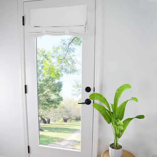 Miniatura 41 de WdFour Cortinas de puerta francesa con tacto sedoso, aislamiento térmico, reducción de ruido, cortinas opacas para puerta de vidrio y oficina