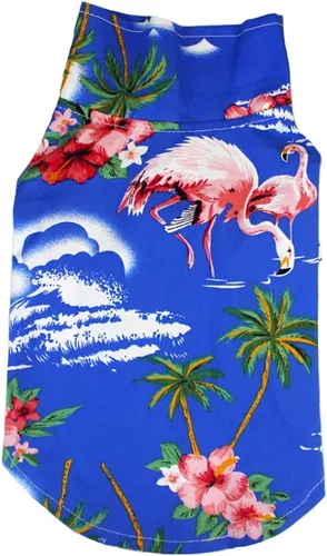 Miniatura 23 de Camisa hawaiana para perro, chaleco de playa de verano, ropa de manga corta, camiseta floral, tops hawaianos, chaquetas para perros, razas y gatos