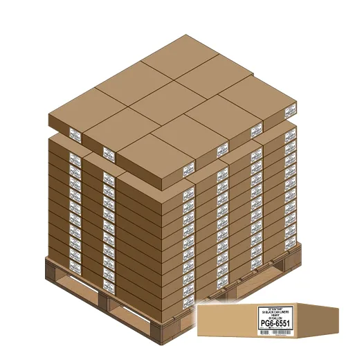Miniatura 8 de Aluf Plastics Bolsas de basura negras resistentes de 65 galones, 1.5 mil, 50 x 48 pulgadas, paquete de 5000 unidades, para contratistas, exteriores