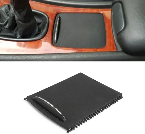 Compatible con Mercedes Benz Clase C W203, soporte para taza de consola central, cubierta enrollable para persianas enrollables, soporte para agua