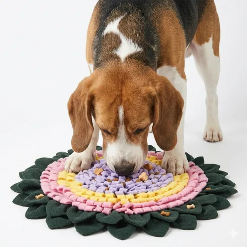 Miniatura 9 de PET ARENA Alfombrilla de olfateo para perros - Juguete de rompecabezas interactivo ajustable para razas grandes y pequeñas, alimentador lento