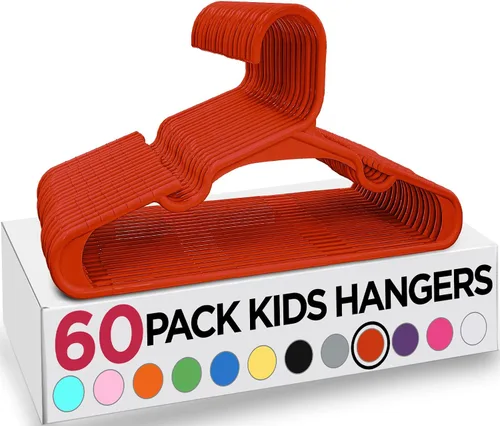 Miniatura 45 de Utopia Home Paquete de 20 Perchas para Niños - Perchas de Plástico para Bebé de 11.5 Pulgadas para Armario - Perchas para Niños para Ropa y Percha
