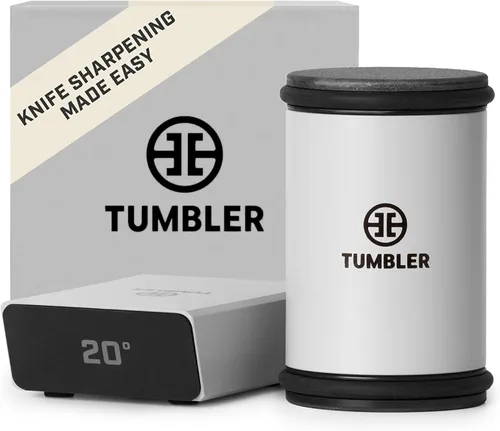 Miniatura 10 de TUMBLER Pro Rolling Knife Sharpener™ - Afilado de cuchillos hecho fácil - Kit de afilado de cuchillos rodante con sistema de disco removible - Negro