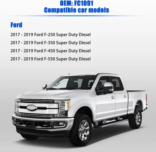 Miniatura 2 de Tapa de Gasolina Tapa de Combustible FC1091 para Ford F-250 Super Duty 2017-2019 F-350 Super Duty 2017-2019 F-450 Super Duty 2017-2019 F-550 Super