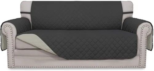 Miniatura 60 de Easy-Going - Funda para sofá, futón y sillón sin reposabrazos, reversible, resistente al agua, para mascotas y niños (azul oscuro/azul claro)