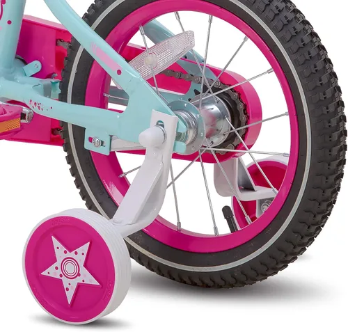 Miniatura 6 de JOYSTAR Paris Girls Bike for Ages 3-8 Years Old, 14 16 18 20 Inch Kids Bike with Training Wheels, Basket and Handbrake, Multiple