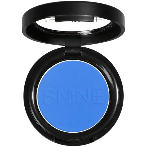 IS'MINE - Sombra de ojos en polvo azul mate, alta pigmentación, larga duración, color intenso, la mejor sombra de ojos azul