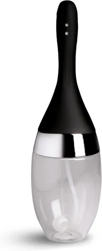 Cleanstream Bombilla de enema de pulverización con vibración automática con boquilla de silicona de primera calidad para hombres, mujeres y parejas,