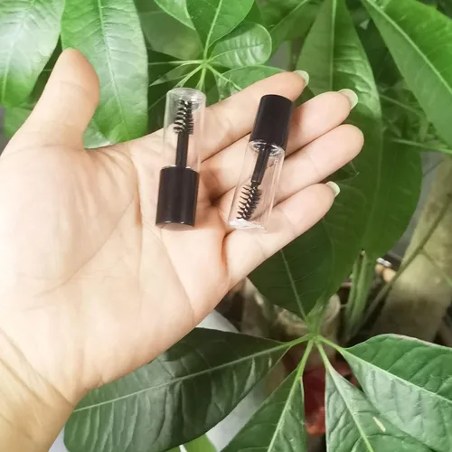 Miniatura 7 de COSIDEA 10PCS vacío mini 0.1 fl oz rímel tubos y varita para aceite de ricino, tamaño pequeño tamaño de la pestaña Crecimiento embalaje tubo