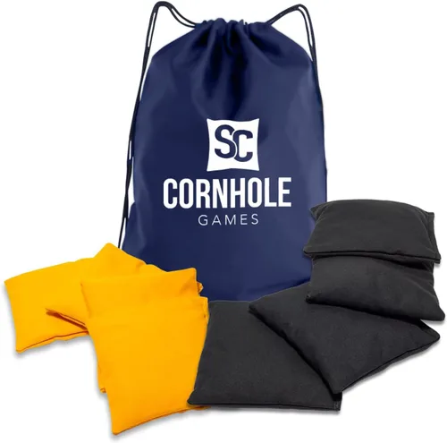 Miniatura 18 de Bolsas de cornhole resistentes al clima (juego de 8) - Tamaño/peso profesional de regulación (16 oz) - Uso en tableros de cornhole profesionales