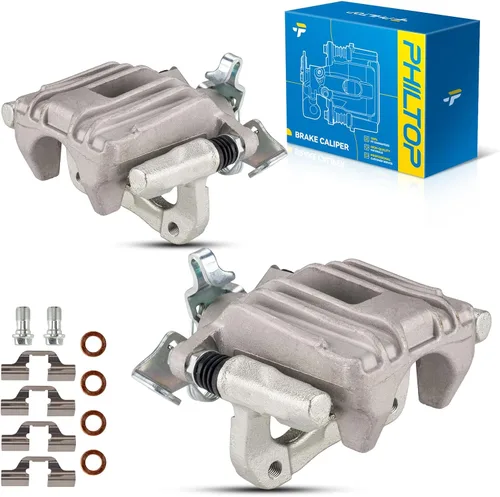 Miniatura 38 de PHILTOP Conjunto de Pinza de Freno de Disco Delantero Compatible con Jeep Wrangler 1990-2006, Jeep Cherokee 1990-2001, Grand Cherokee 1993-1998