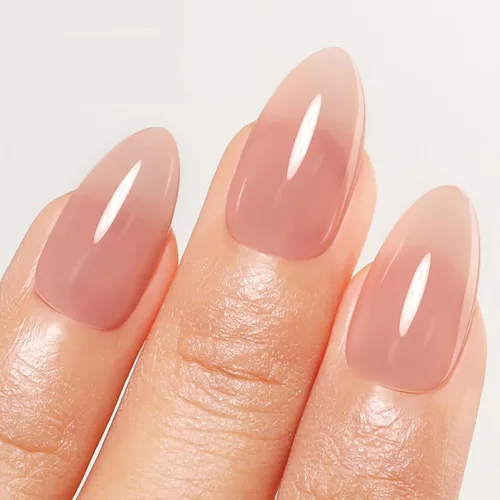 Miniatura 80 de Esmalte de uñas de gel con purpurina, 0.5 fl oz, color rosa brillante, de remojo, con LED, UV, kit de esmalte de uñas de gel para manicura en salón