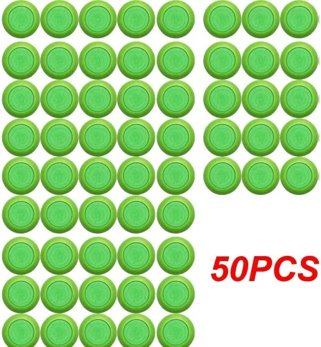 Miniatura 2 de Recambios de dardos verdes balas de disco para Nerf Vortex Blaster Praxis Nitron Vigilon Proton Munición Discos Recambio