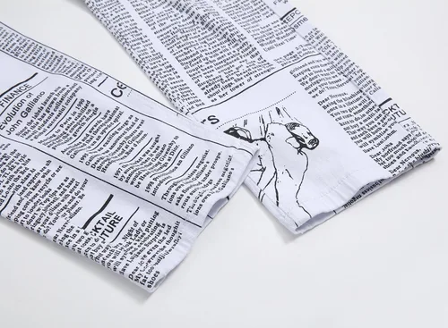 Miniatura 164 de Baylvn - Pantalones de mezclilla entallados y estampados para hombre con corte recto