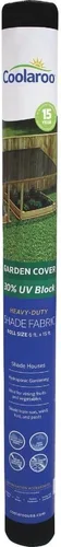 Coolaroo - Tela de sombra para jardín con 30% de bloqueo UV para plantas - Tela de sombra transpirable y resistente a roturas para invernaderos,