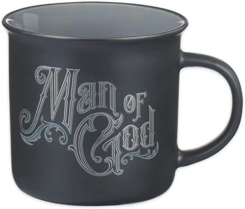 Miniatura 11 de Regalos de Arte Cristiano Taza de Café de Cerámica Estilo Campamento Azul – 13 oz. Taza de Café y Té Inspiradora con Escritura y Versículo