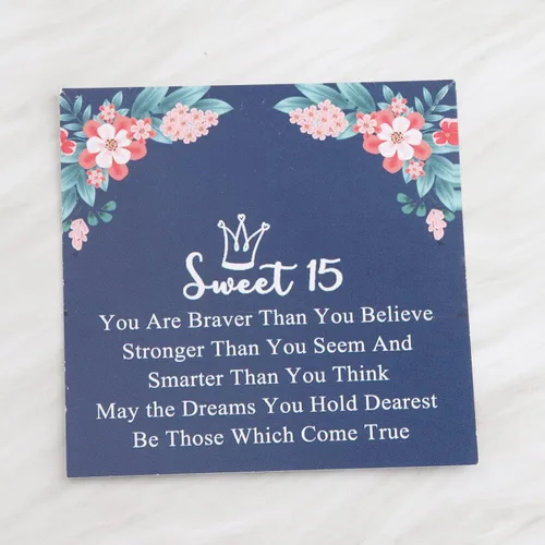 Miniatura 3 de LQRI Sweet 15 Gifts Girls Sweet 15 Jewelry Quinceañera Gift Princess Crown Bracelet May the Dreams You Hold Quearest Be those which come true