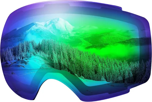 Miniatura 11 de OutdoorMaster Lentes de repuesto para gafas de esquí PRO - Más de 20 opciones Vlt 15% Azul
