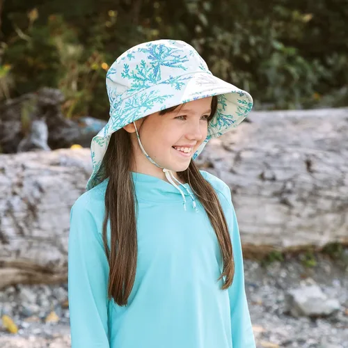 Miniatura 5 de JAN & JUL Sombreros de sol de secado rápido UPF 50+ para niños
