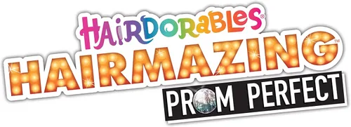 Miniatura 4 de Hairdorables Just Play - Muñecas de moda perfectas para baile de graduación, Dee Dee, cabello rosa y verde, juguetes para niños a partir de 3 años