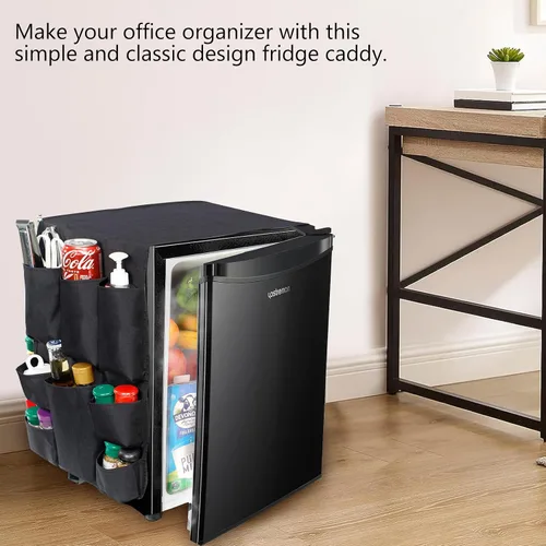 Miniatura 7 de Over The Fridge Organizer Storage – Organizador de mini refrigerador mejorado 2023 – Esenciales de habitación universitaria para estudiantes